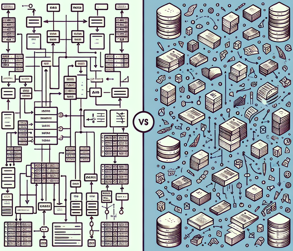 Relational Database vs NoSQL (Document Store)